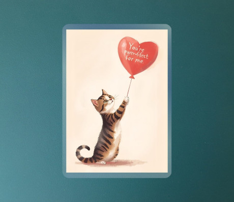 מגנט חתול מתוק – נגיעה שובבה בבית