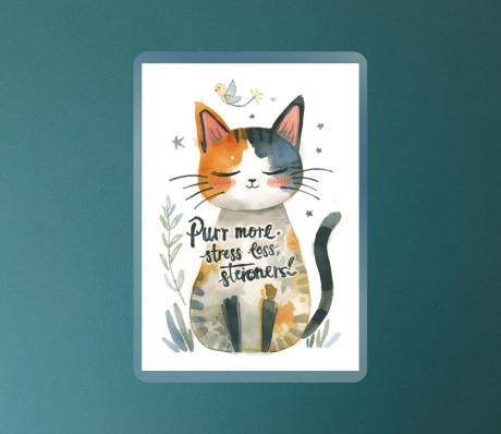 מגנט חתול צבעוני – הכיף שצובע את המקרר שלך