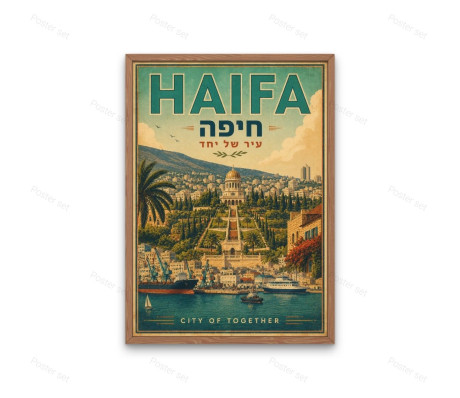 פוסטר חיפה - עיר של יחד