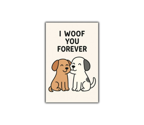 מגנט חתול וכלב בעיצוב מתוק עם נגיעה של אהבה