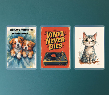 מגנטים קשיחים למינציה מבחר סגנונות - במחירי מבצע