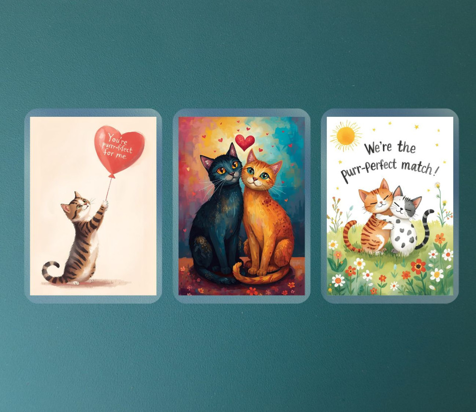 מגנטי חתולים מעוצבים – טאץ' חמוד לבית