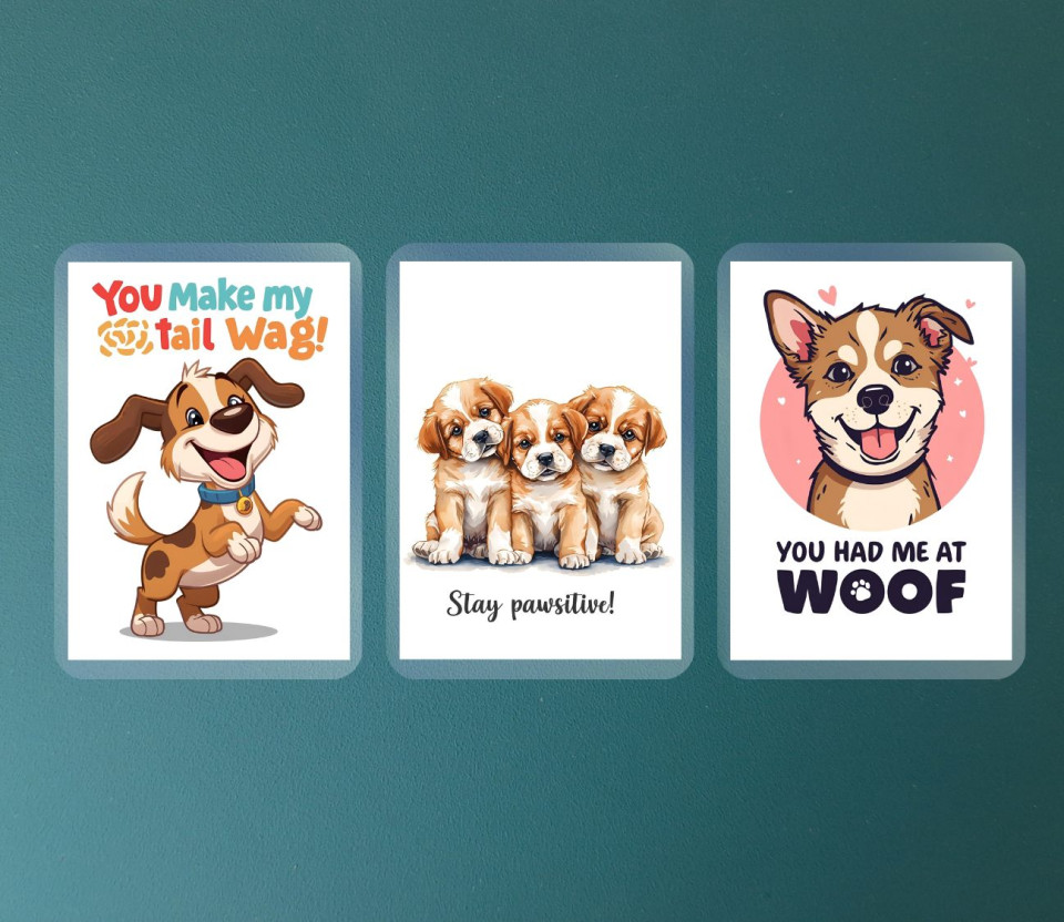 מגנטים כלבים – מתנה מושלמת לאוהבי כלבים